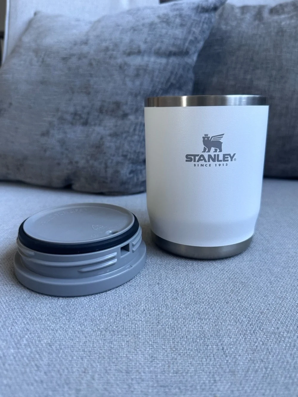 Stanley White and Gray Travel Jar Tumbler - Picture 2 of 5
